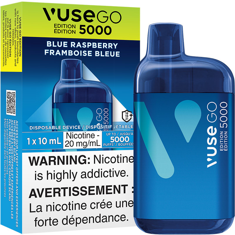 Base Product Image: Vuse GO Edition 5000 Disposable Vape: Blue Raspberry (1pk)