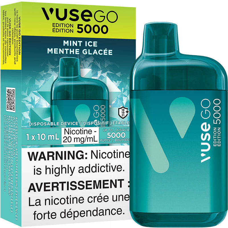 Base Product Image: Vuse GO Edition 5000 Disposable Vape: Mint Ice (1pk)