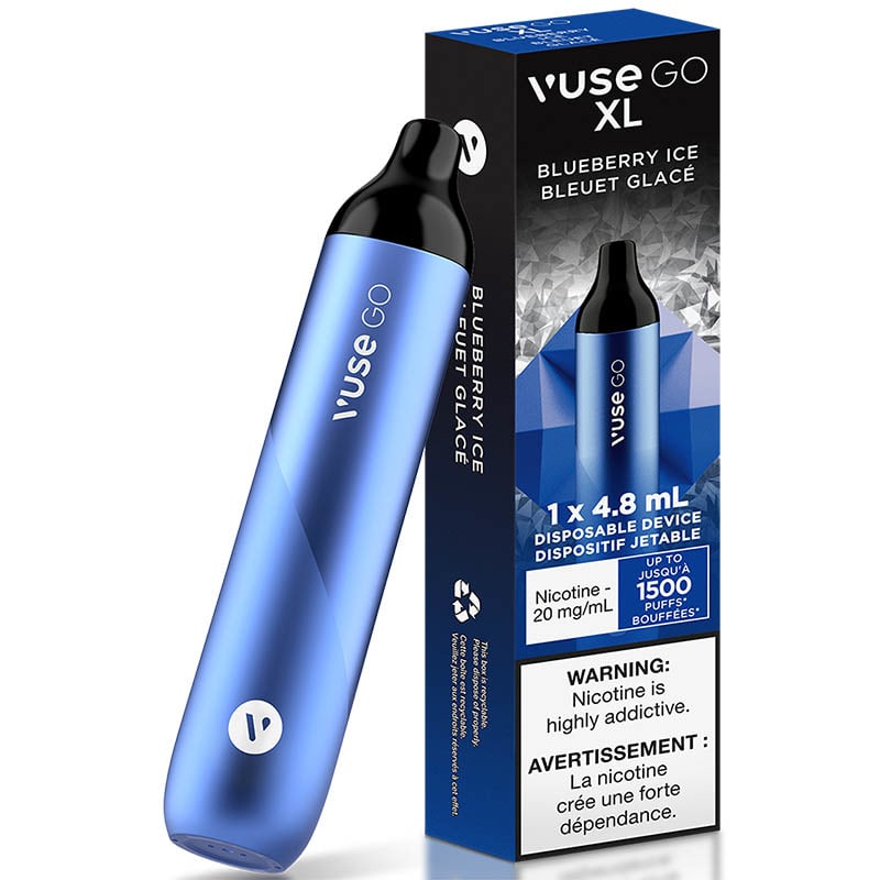 Base Product Image: Vuse Go XL Disposable Vape: Blueberry Ice (1pk)