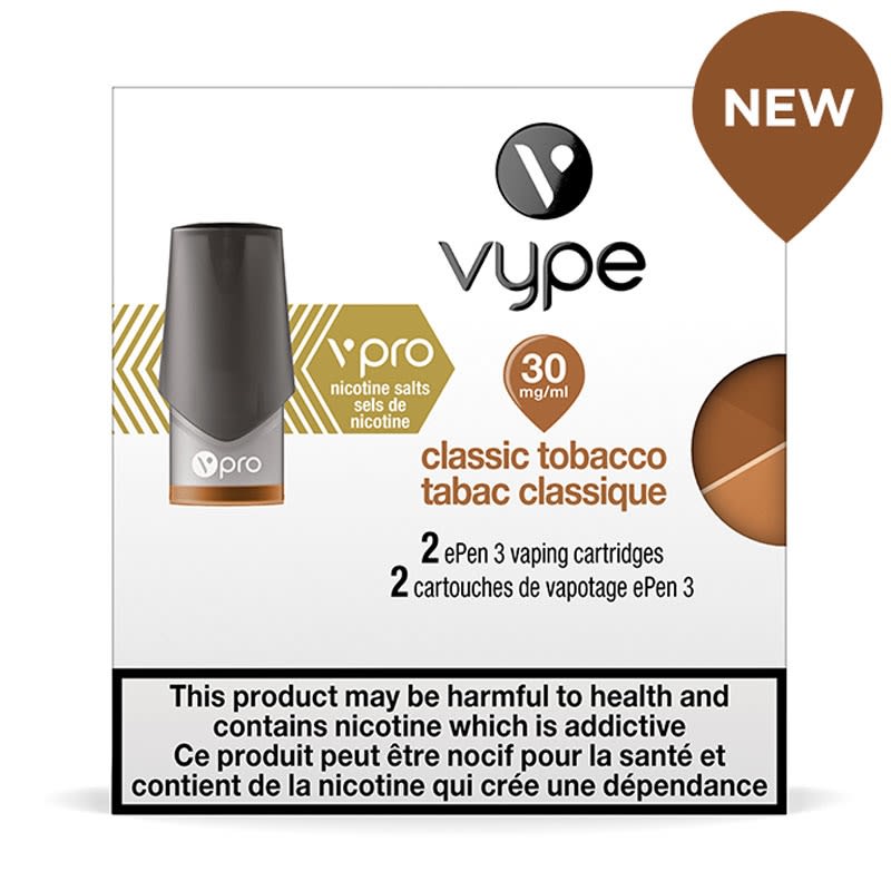 Vype ePen 3 vPro Classic Tobacco (Master Blend) Cartridges (2pk) (30mg)