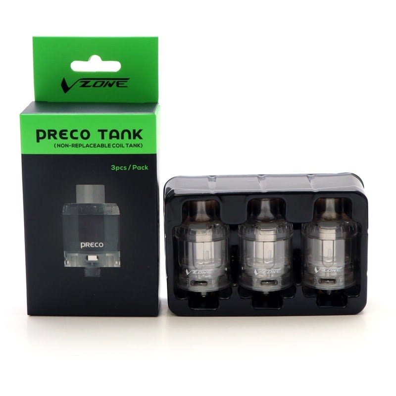 Vzone Preco Non-Replaceable Mesh Coil Tank - Clear