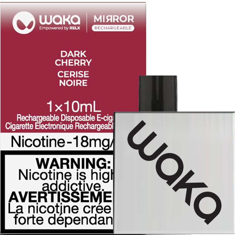 Base Product Image: WAKA Mirror Disposable Vape: Dark Cherry (1pk)