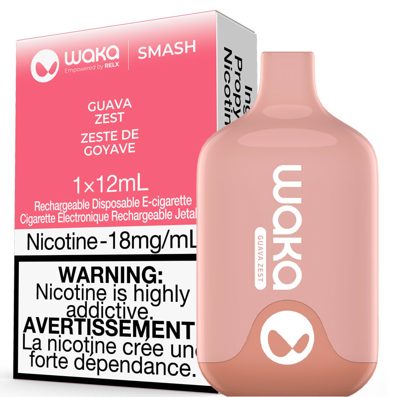 Base Product Image: Waka Smash Disposable Vape: Guava Zest (1pk)