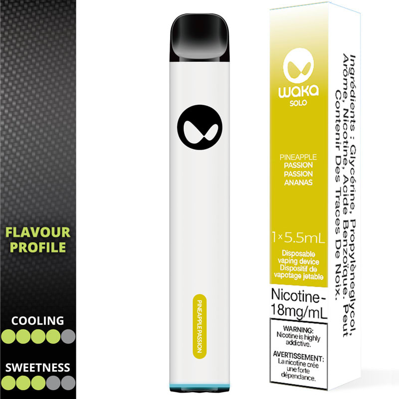 Base Product Image: Waka Solo Disposable Vape: Pineapple Passion (1pk)