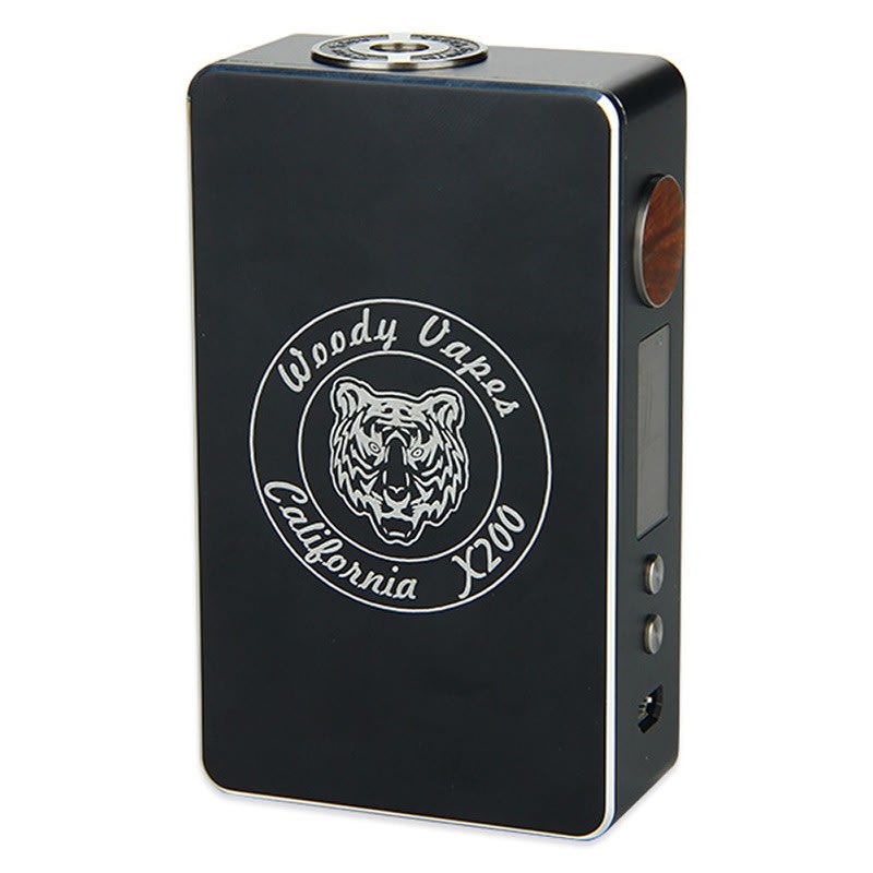 Woody Vapes Stabilized Wood X200 TC Box MOD - BLACK