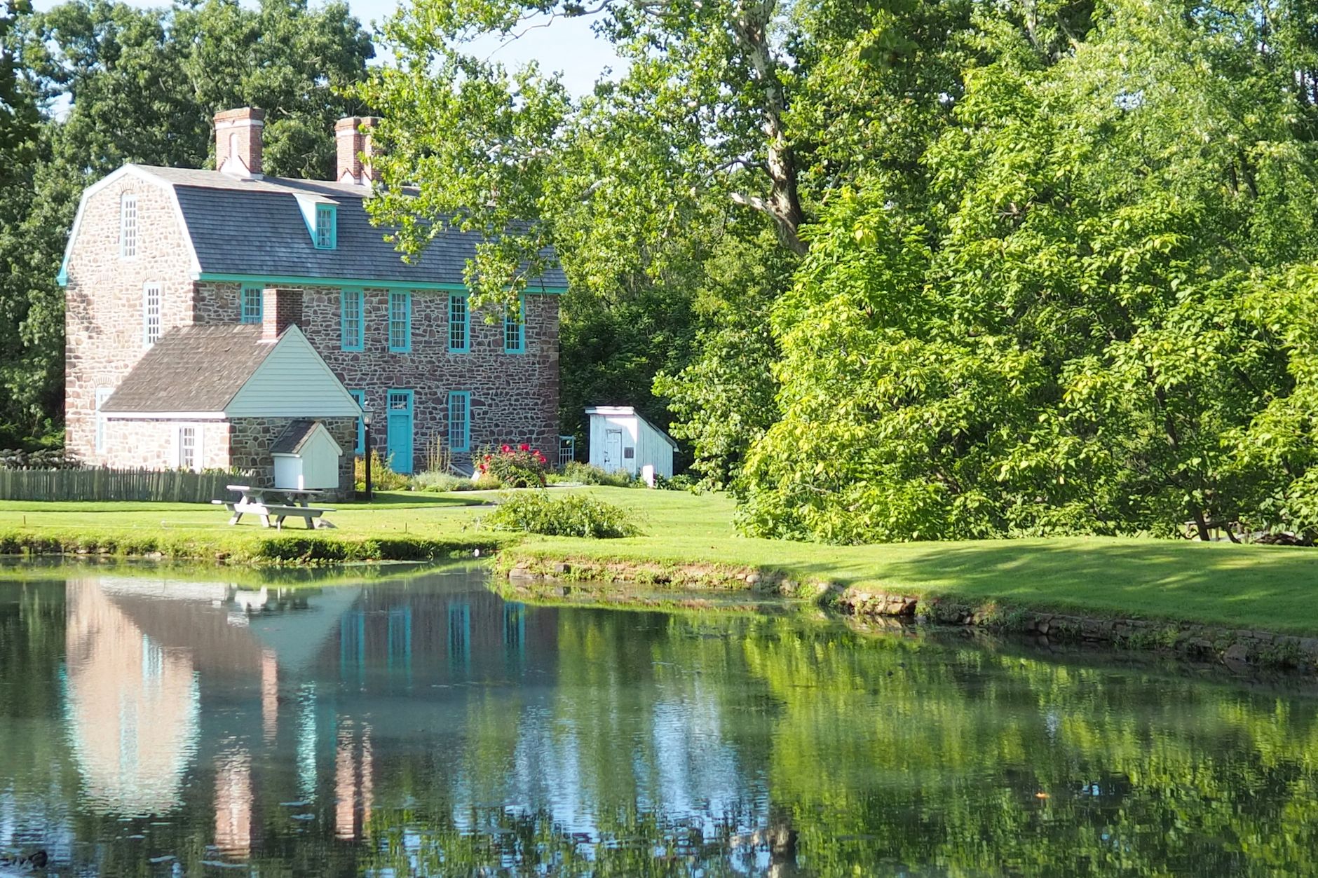 1744 Pennsylvania stone farmhouse restored after fire