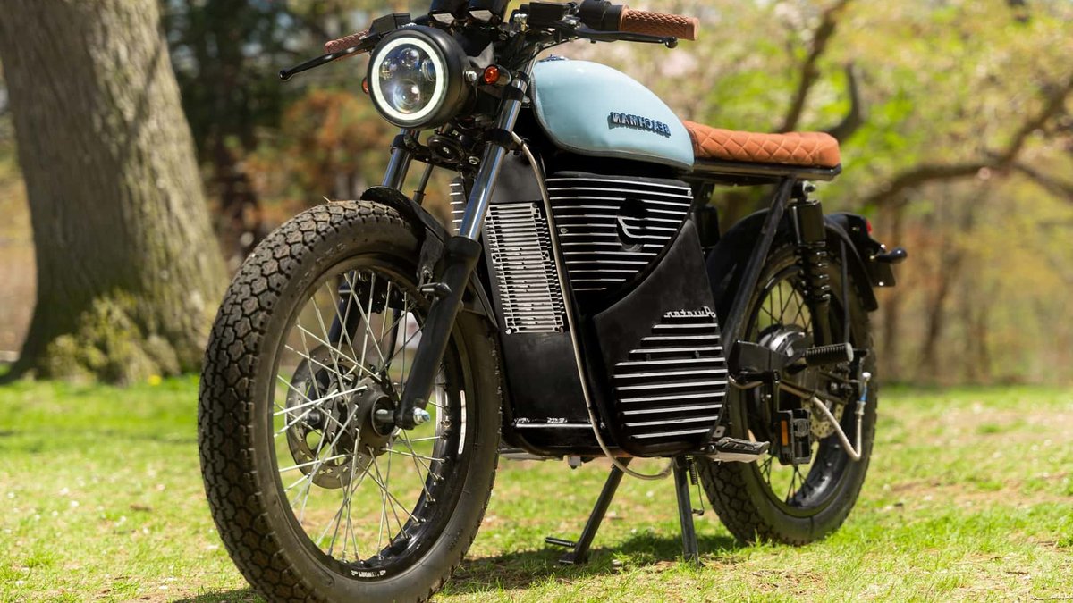 Vintage Cafe Racer Gets Electric Revamp - electric cafe