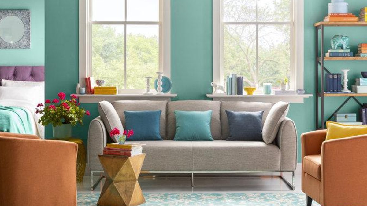 Room Transformed with Colorful and Neutral Styles - room color