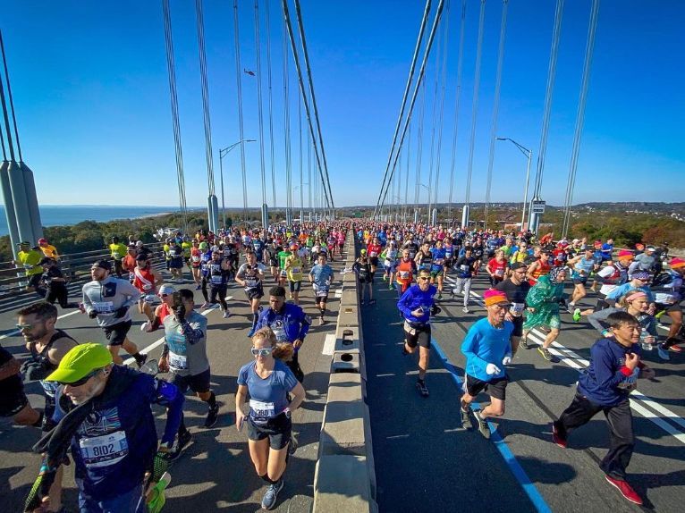 marathon de new york pont verrazzano narrows