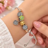 925 Silver Mandula Bracelet – Model Wear View