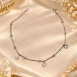 92.5 STERLING SILVER PAYAL – Front View