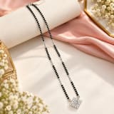 92.5 STERLING SILVER MANGALSUTRA – Front View