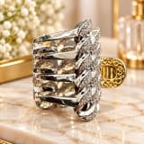 STERLNG SILVER HAIR CLUTCHER – Back / Stamp View