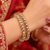 925 Silver 92.5 BANGLE – Model Wear View