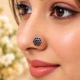 925 Silver 92.5 NOSE PIN – Model Wear View