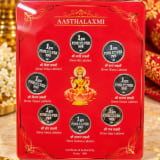 999.0 SILVER ASHTALAKSHMI COIN WITH CARD – Back / Stamp View