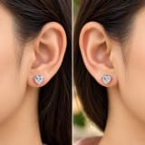 92.5 STERLING SILVER STUDS – Model Wear View