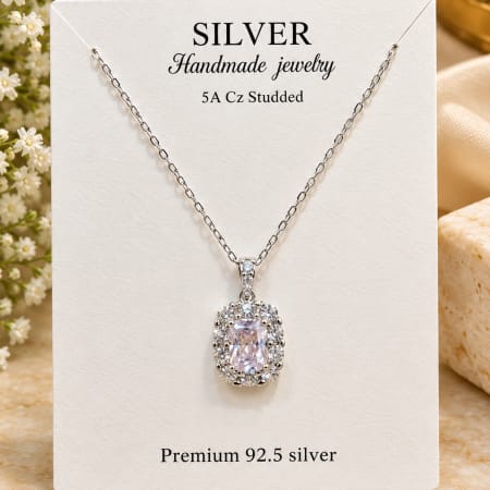 92.5 STERLING SILVER ITALIAN CHAIN PENDANT – 92.50 % silver