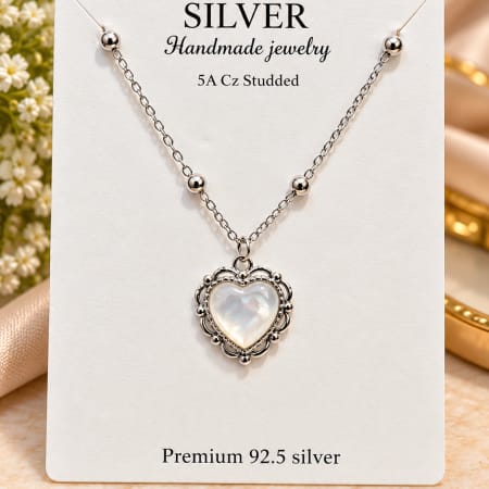 92.5 STERLING SILVER ITALIAN CHAIN PENDANT – 92.50 % silver