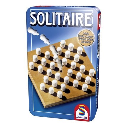 SOLITAIRE BOITE METALIQUE - COMPTE FERME - PVC 10.90 TTC