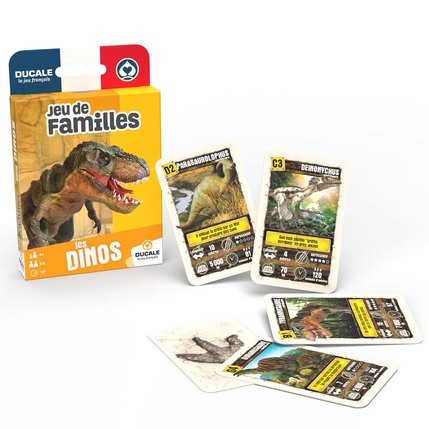 JEU DE FAMILLES LES DINOS - PVC 7.50 TTC