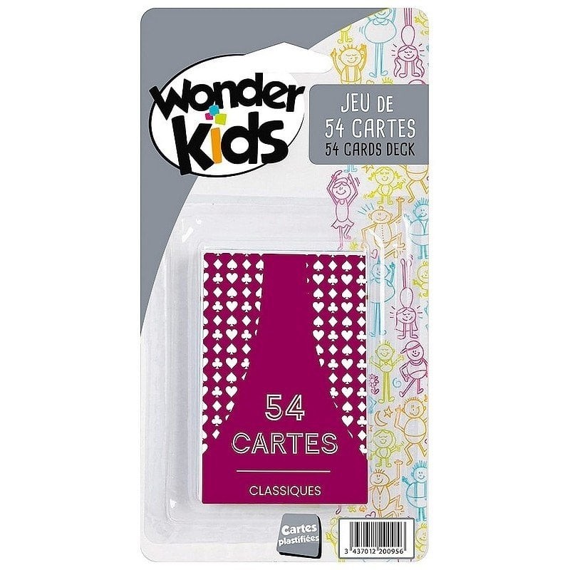 JEU DE 54 CARTES - PVC 2.50TTC