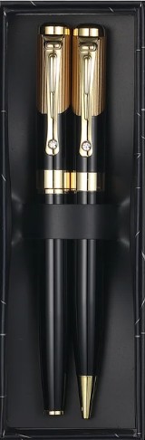 SET 2 STYLOS HOMME - COMPTE FERME PVC 19.99€