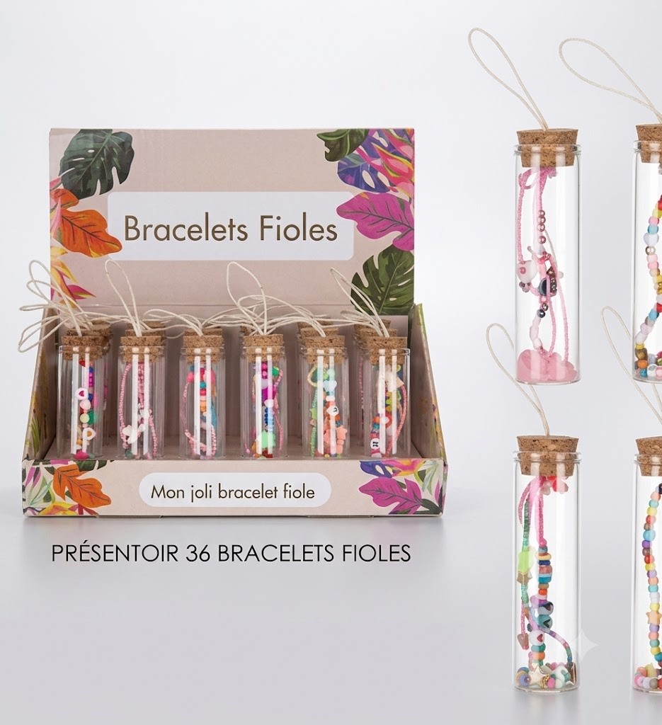 BRACELET ENFANT FIOLE - COMPTE FERME - PVC 5.99 TTC