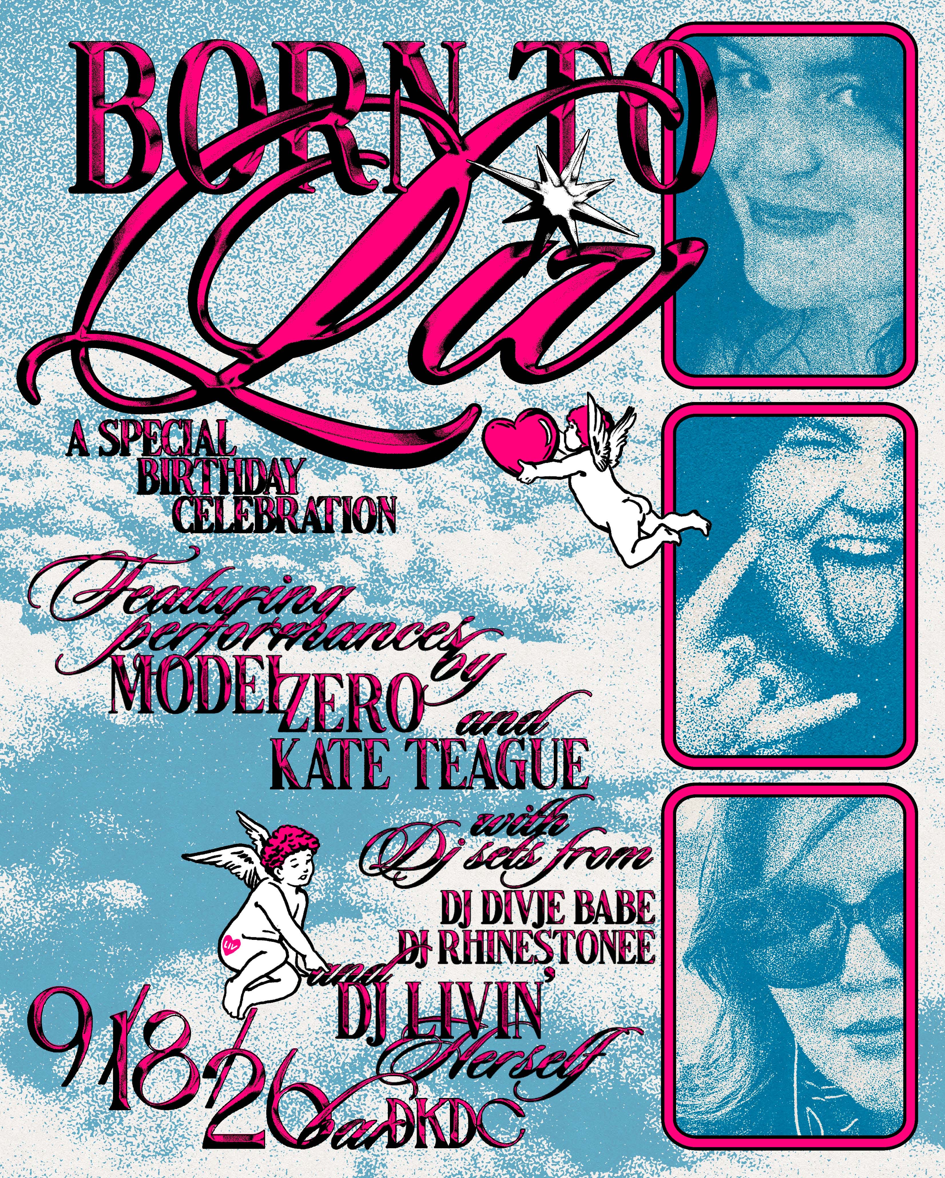DJ Livin Birthday Bash: Model Zero, Kate Teague, DJ Rhinestonee, DJ Divje Babe