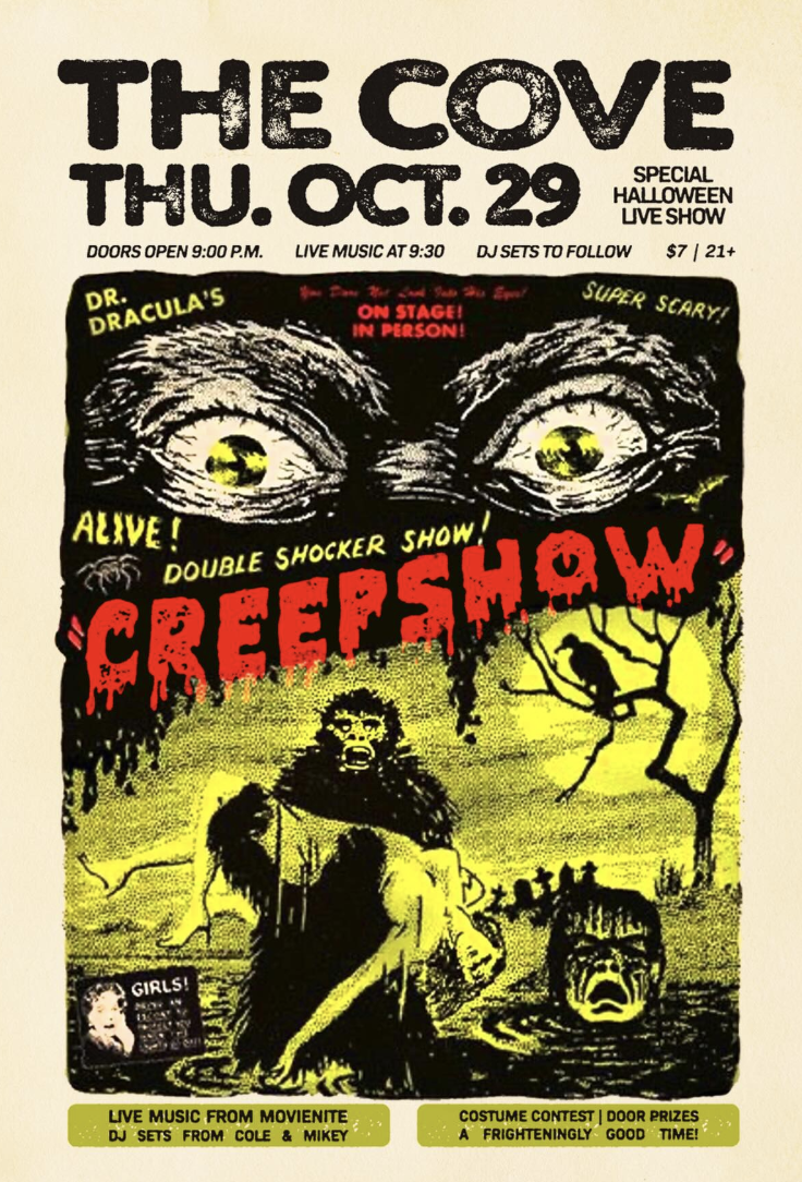 Creepshow - Special Halloween Live Show: Movienite, Cole, Mikey