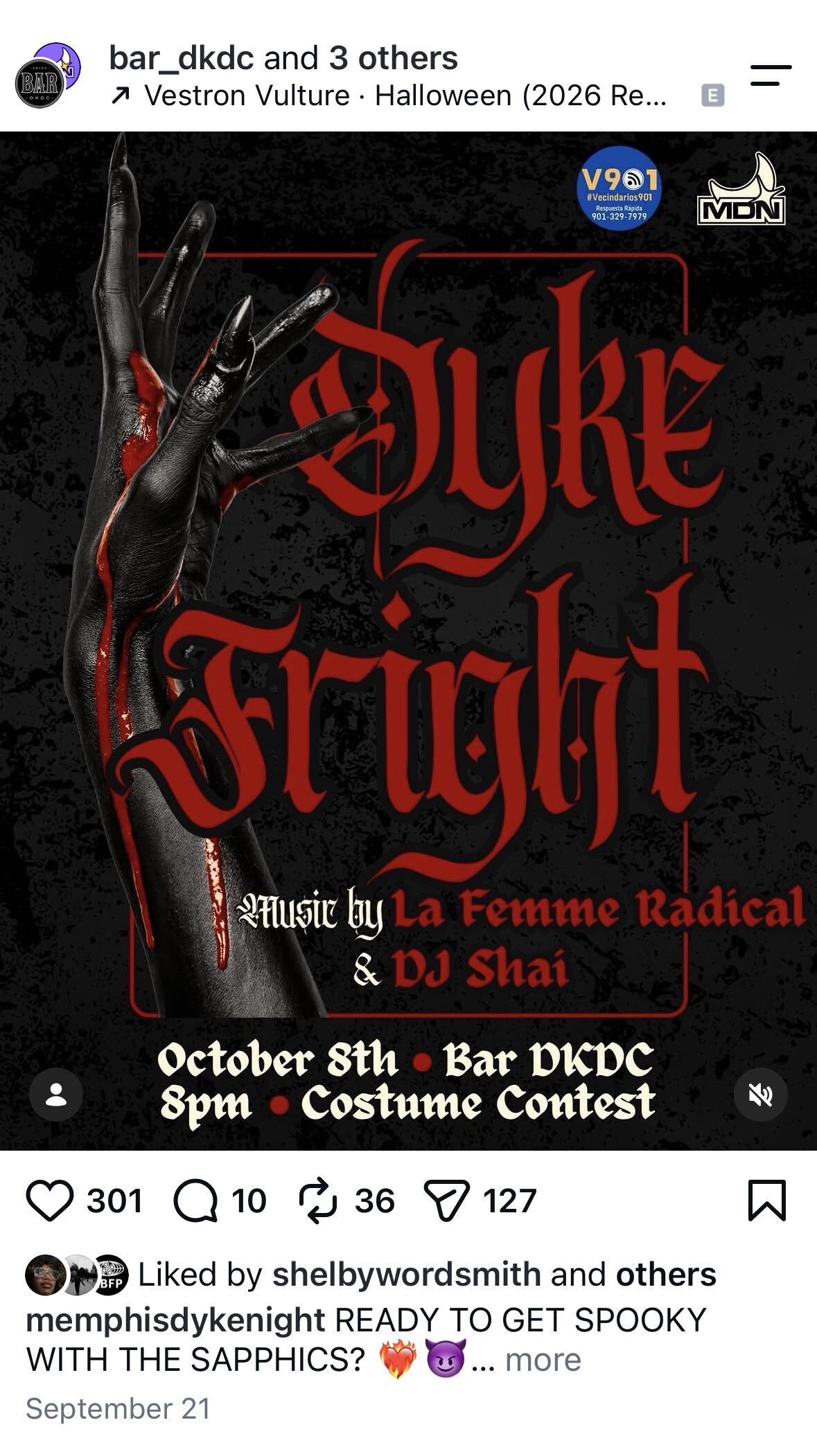 Dyke Fright: La Femme Radical, DJ Shai