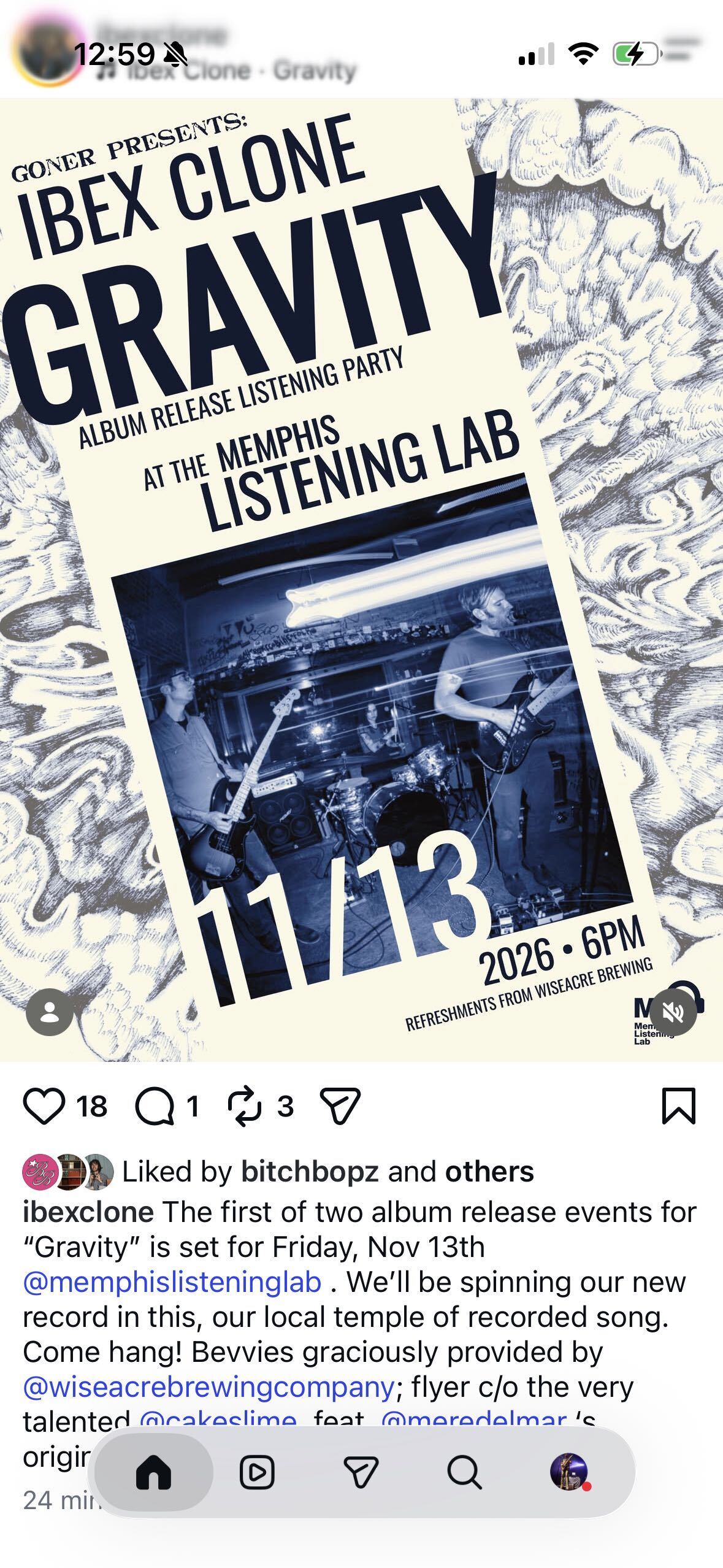 Ibex Clone – Gravity Album Release Listening Party: Ibex Clone