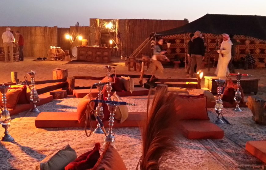 Desert excursion scene with quad bikes, rugged mountains or open sand — quad-bike route