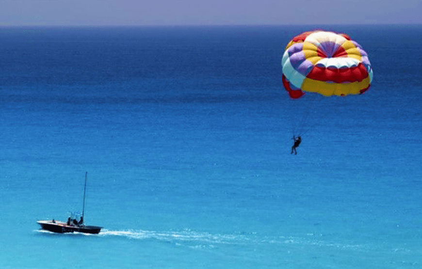 Travellers taking part in an active water sport on the Red Sea — watersport experience