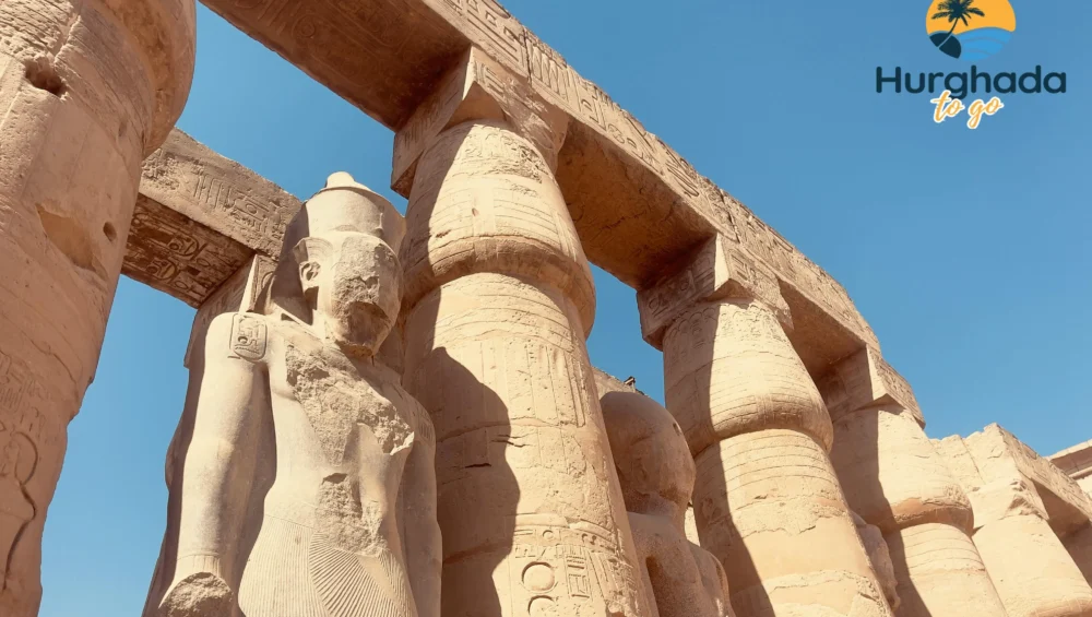 Ancient Egyptian temple monuments in Luxor Ancient Egyptian temple monuments in Luxor