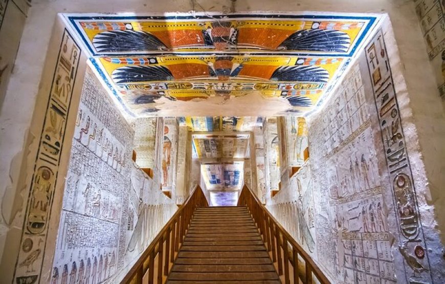 Ancient Egyptian temple architecture, carvings or monumental statues in the Luxor region Ancient Egyptian temple monuments in Luxor