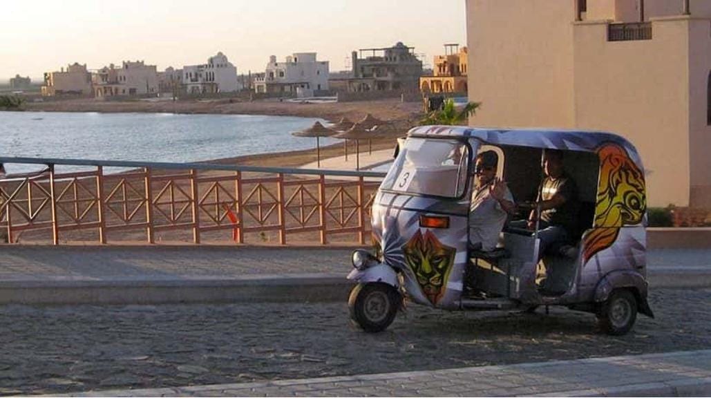 Urban, marina or visitor-attraction scene in an Egyptian destination Visitor attraction or city scene in Egypt