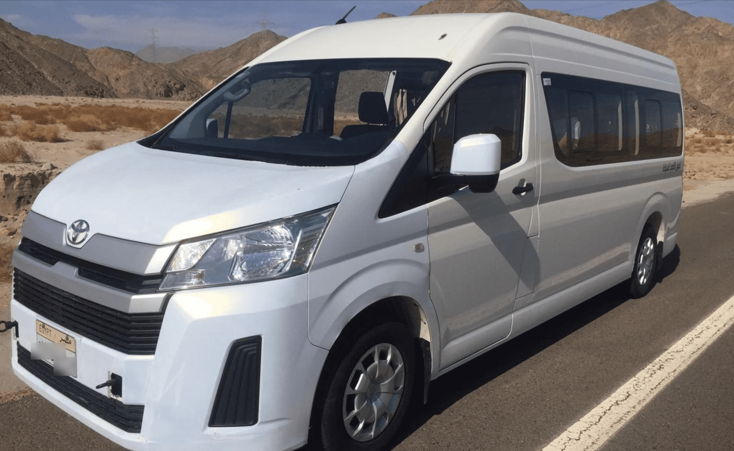 Passenger transport used for an Egyptian airport or excursion transfer Passenger transport for travel in Egypt