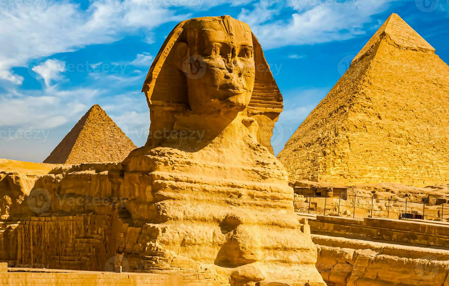The Giza Pyramids and Great Sphinx