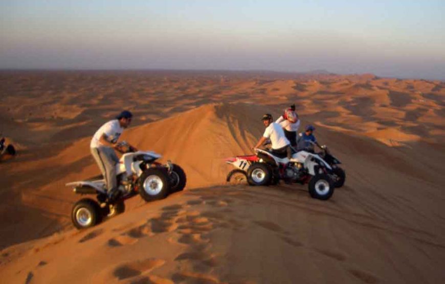 Quad-bike excursion across the Egyptian desert Quad-bike excursion across the Egyptian desert