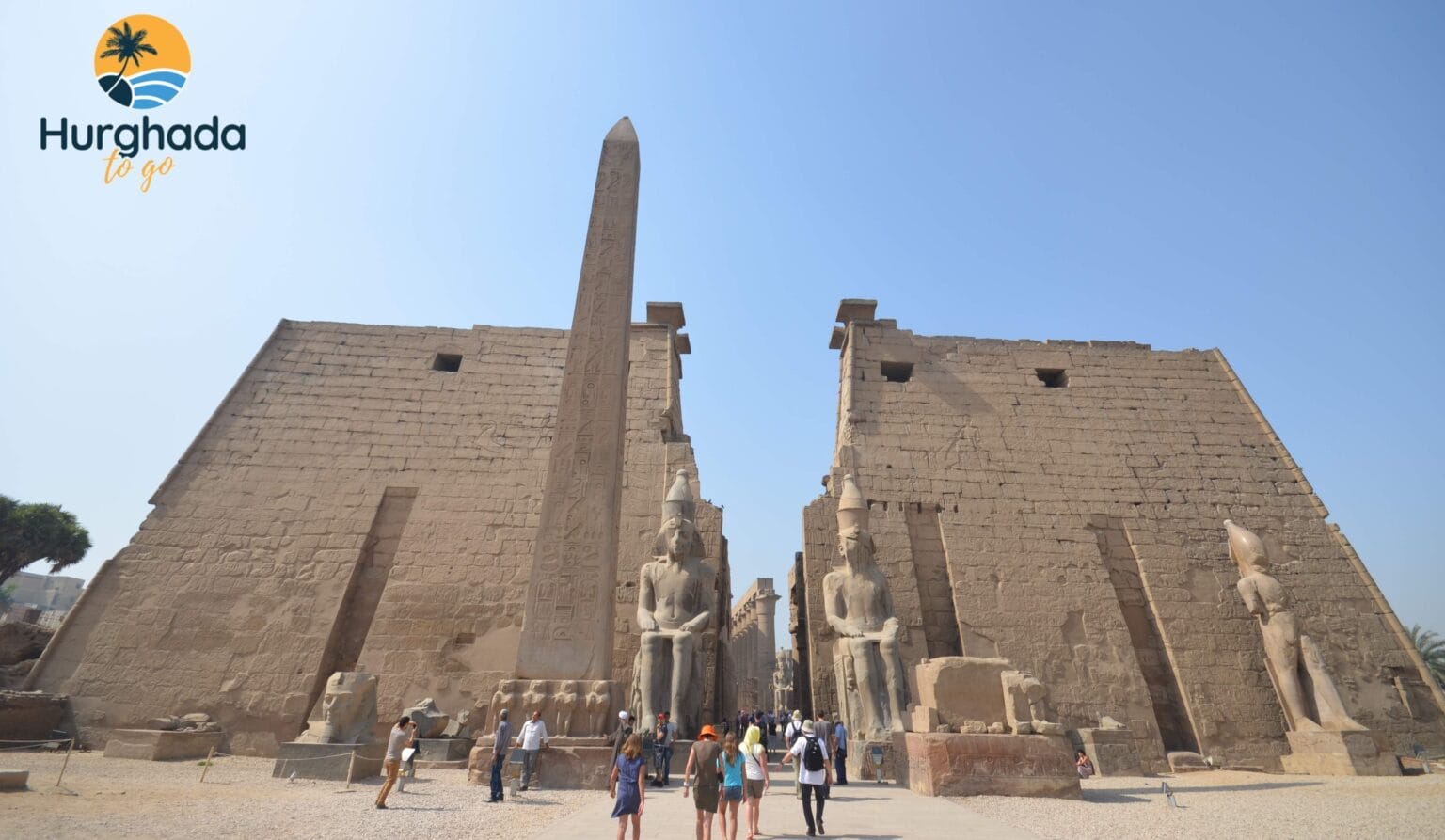 Entrance of Luxor Temple