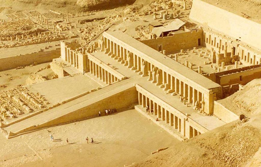 The mortuary temple of Hatshepsut