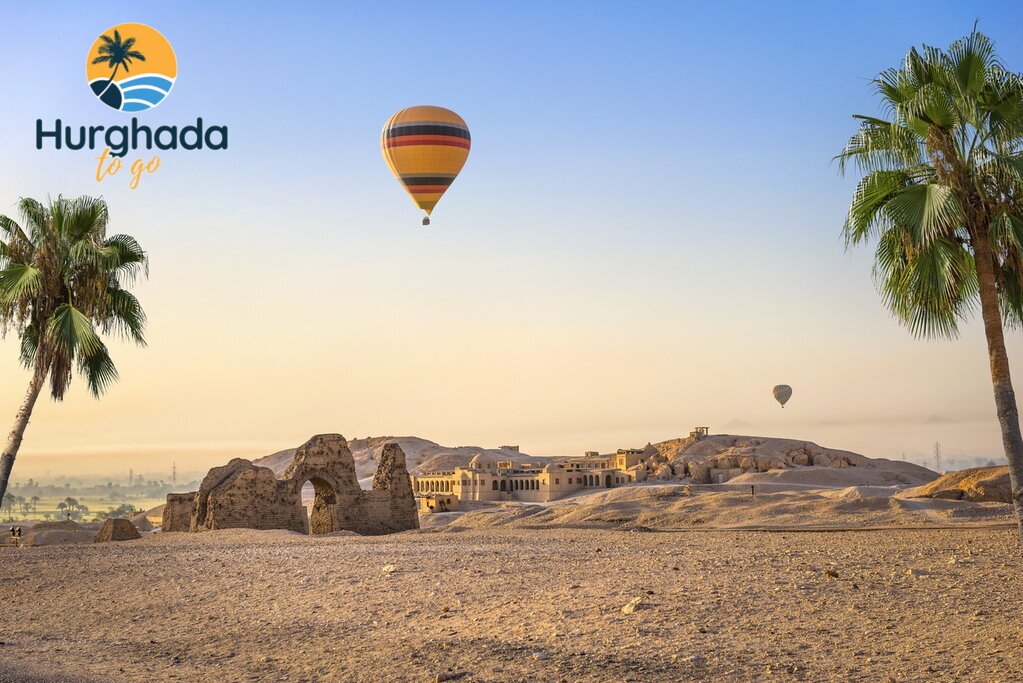 Hot-air balloons flying or preparing to launch over the Nile Valley landscape Hot-air balloons over the Nile Valley at sunrise — Questions travellers ask (photo 3)