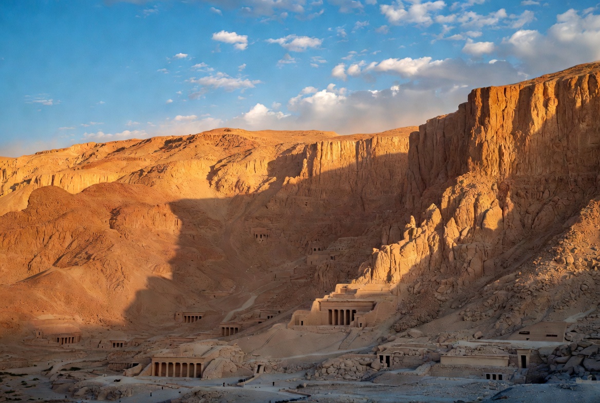 Ancient Egyptian temple architecture, carvings or monumental statues in the Luxor region Ancient Egyptian temple monuments in Luxor
