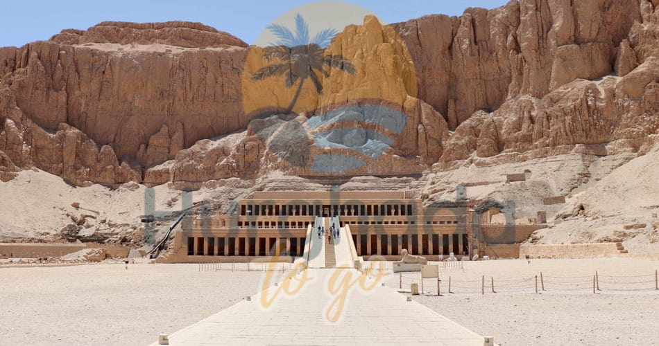 Ancient Egyptian temple monuments in Luxor