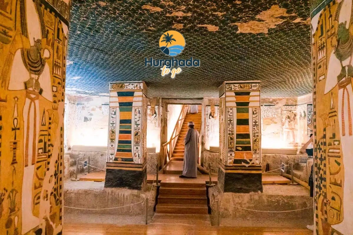 Ancient Egyptian temple monuments in Luxor