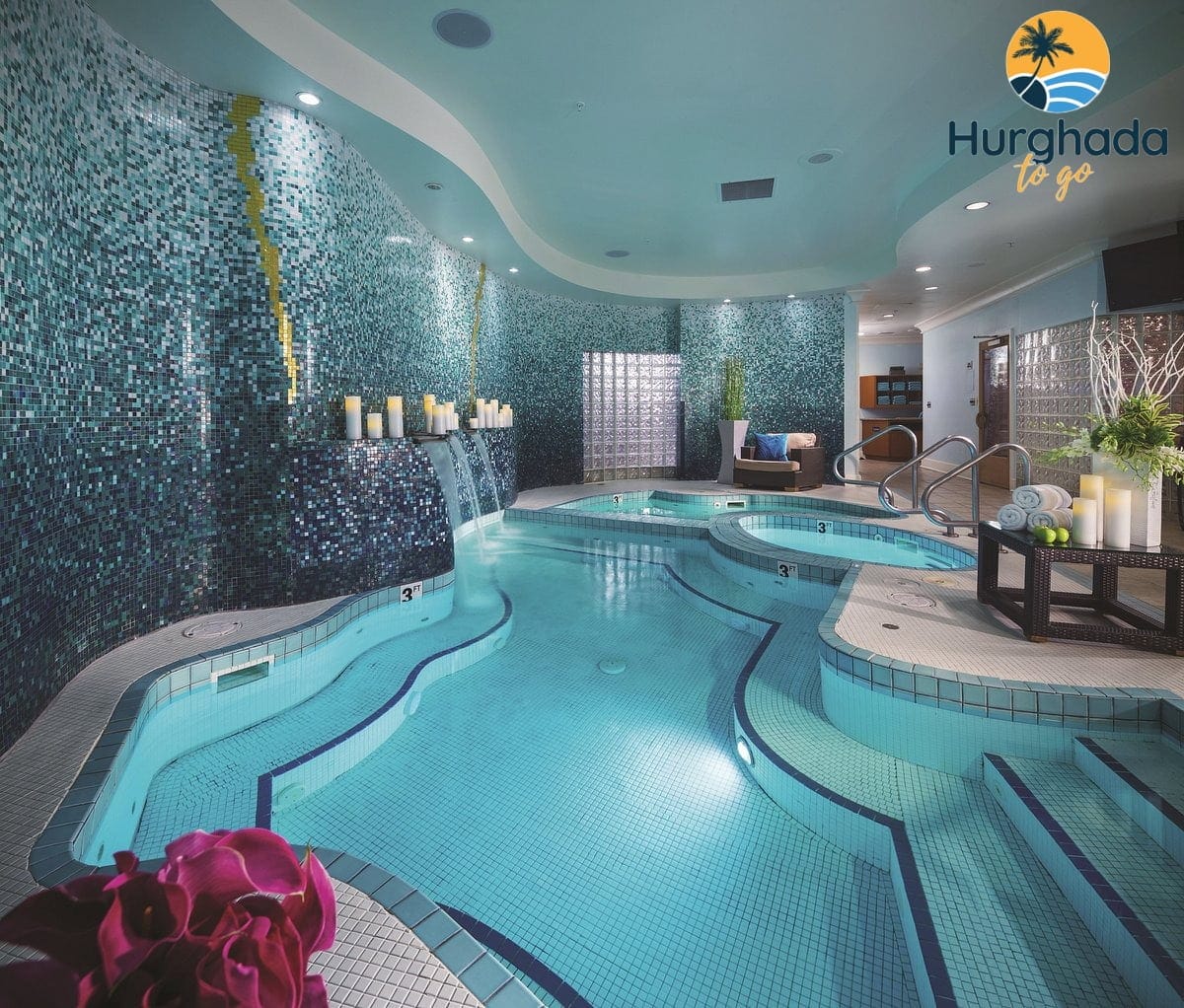 Spa and wellness setting in Egypt