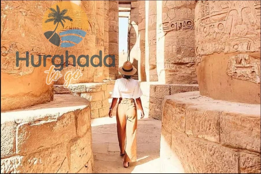 Ancient Egyptian temple monuments in Luxor