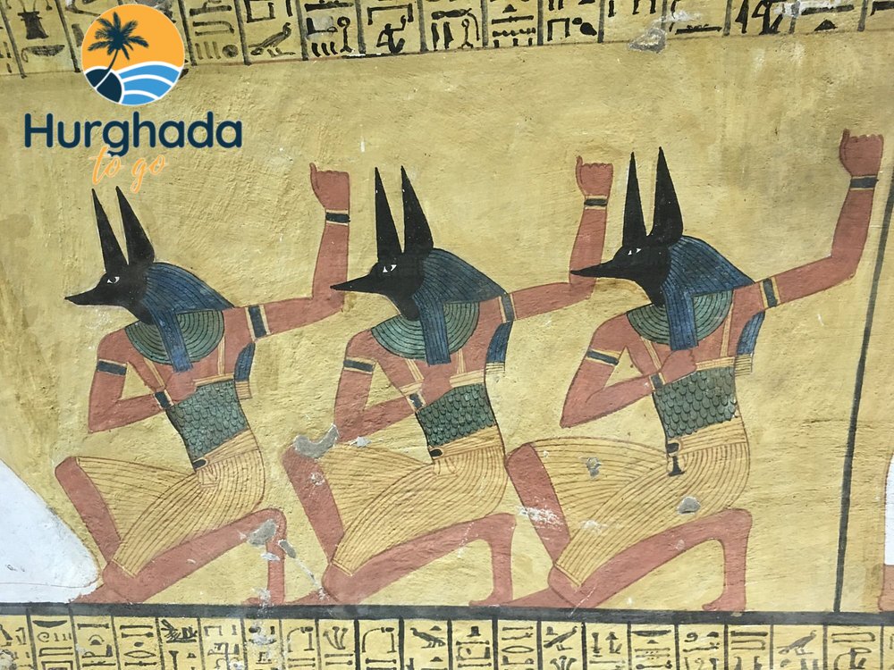 Ancient Egyptian temple monuments in Luxor