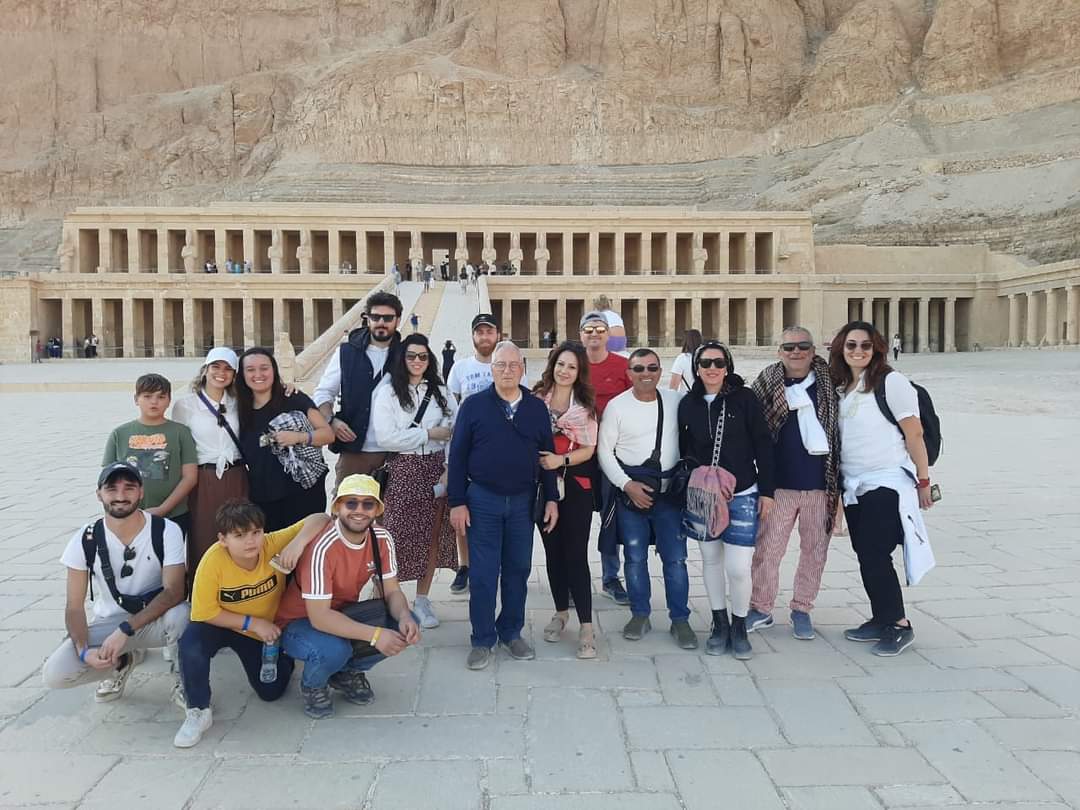 Ancient Egyptian temple monuments in Luxor